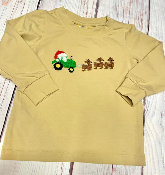 Tractor Reindeer Shirt