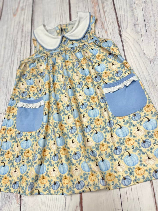 Blue pumpkin dress